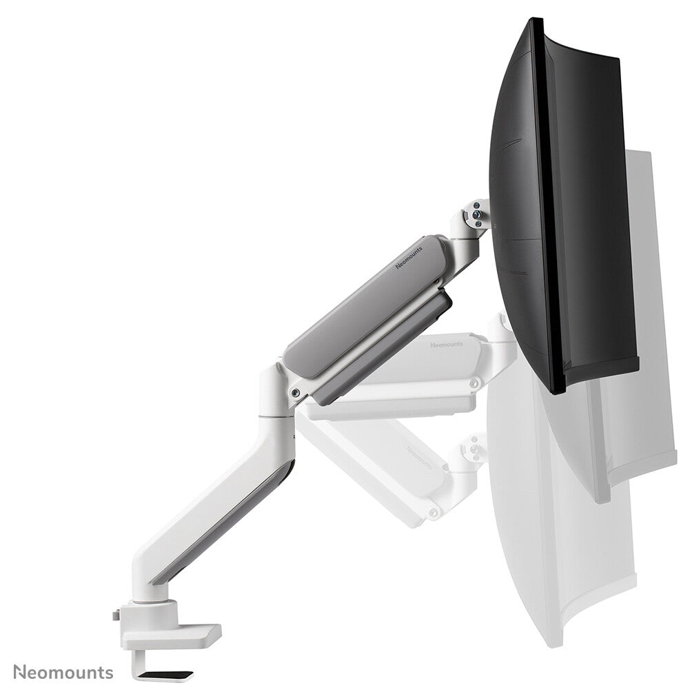 Neomounts DS70PLUS-450WH1 Monitor arm 17-49" - gas spring - Topfix - 180°-stop