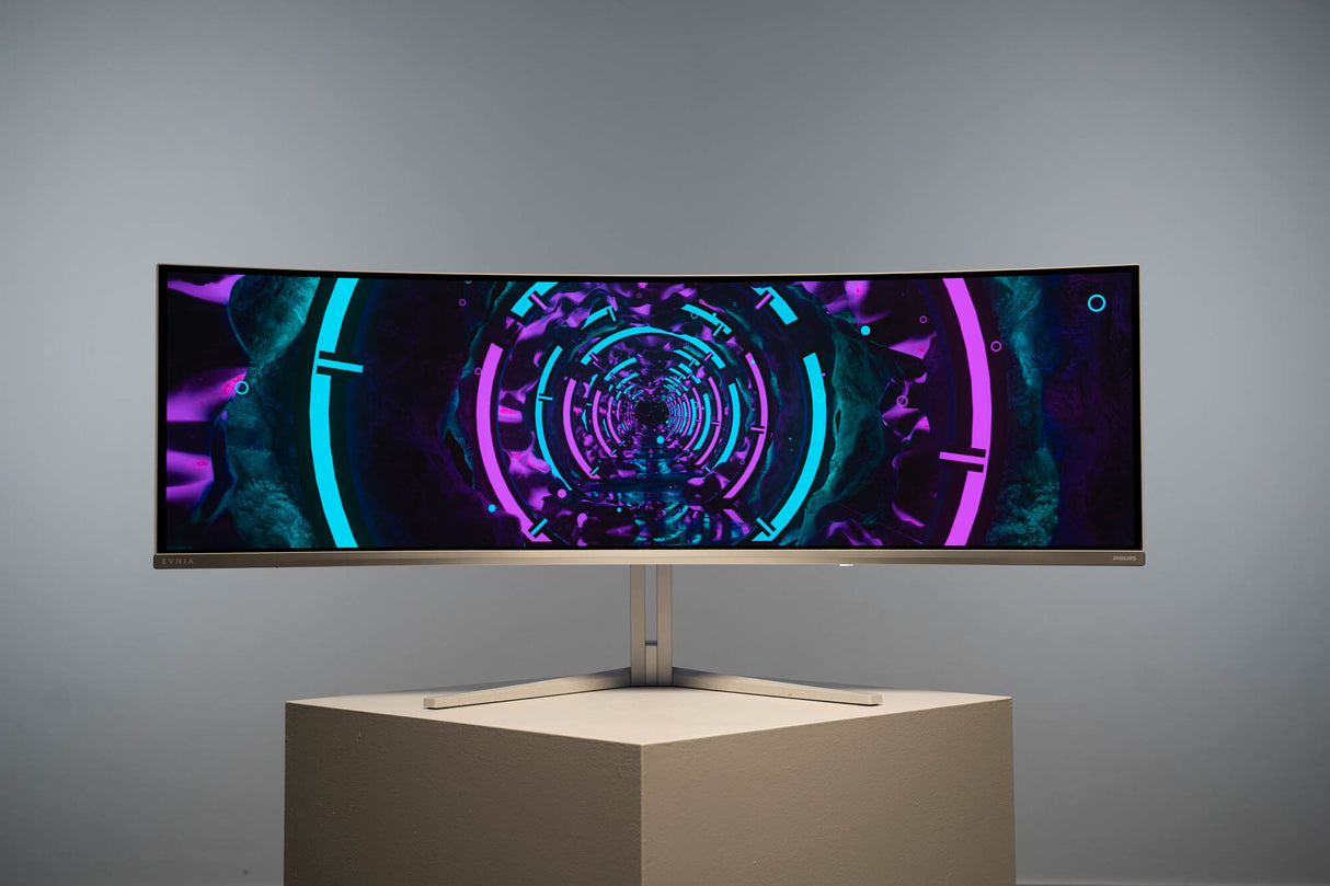 Philips Evnia 8000 49M2C8900/00 computer monitor 124.2 cm (48.9") 5120 x 1440 pixels Dual QHD QD-OLED White
