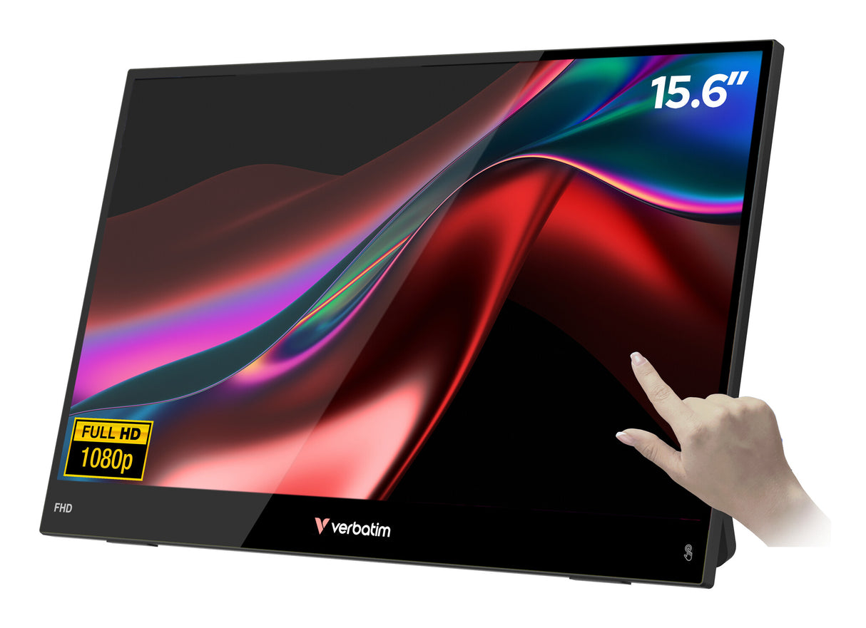 Verbatim Portable 15.6" FHD Touch Monitor LIGHT