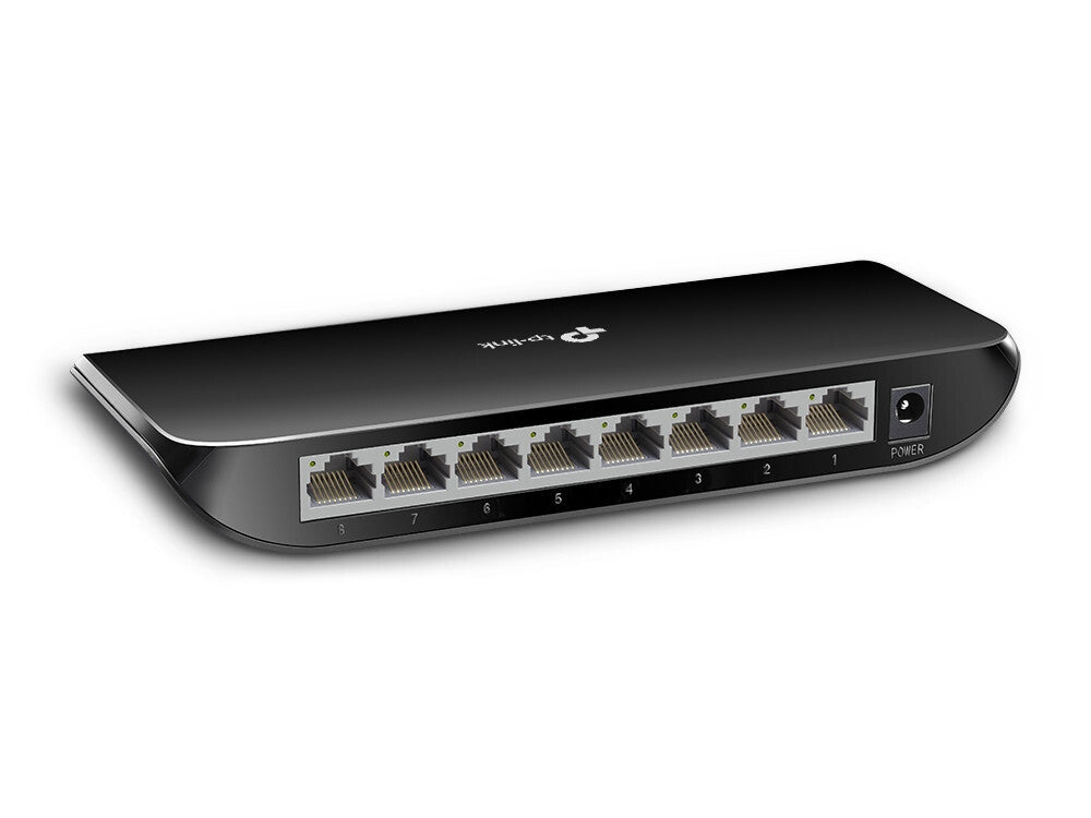 TP-LINK (TL-SG1008D) Switch de Escritorio No Administrable Gigabit de 8 Puertos, Caja de Plástico