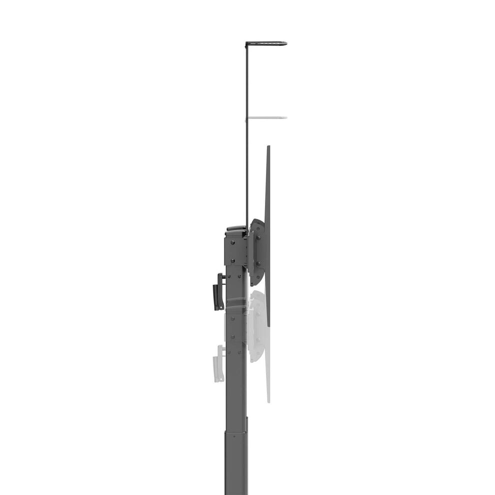 Manhattan Trolley Mount Stand for TV & Monitors (crank handle height adjust), For screens: 37" to 120",VESA compatibility:all between 200x200 to 1000x600mm -check the dimensions of the four mounting holes on back of screen to ensure it fits,Max 120kg,1180