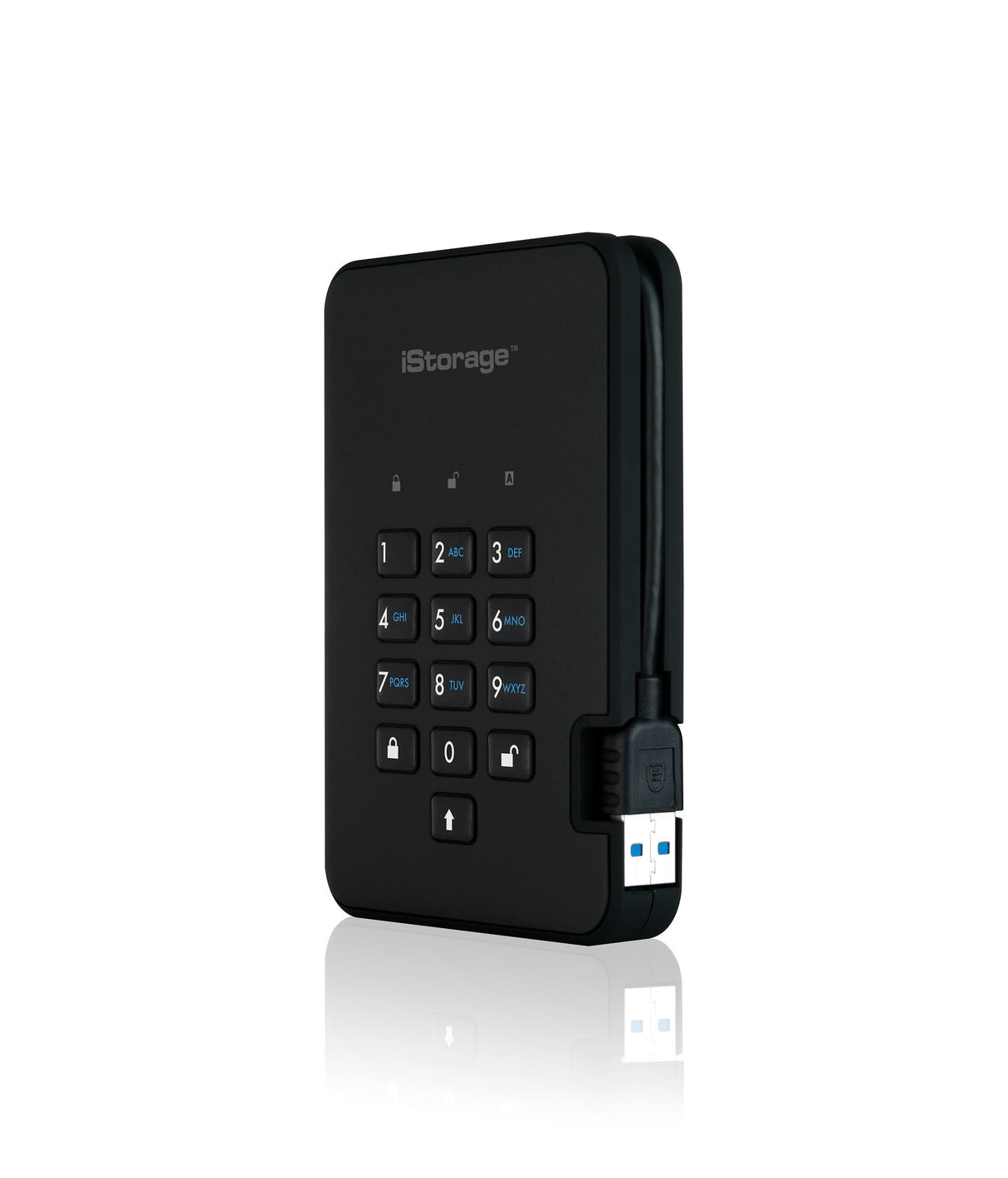 iStorage diskAshur² SSD 16TB Black | Secure Portable Solid State Drive |AES-XTS 256-bit Hardware Encryption | PIN protected | OS & Platform Independent | TAA Compliant |Brute force hack defence | Dust/Water Resistant