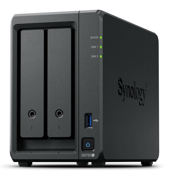 Synology DiskStation DS725+ NAS Ryzen Embedded R1600 4 GB DDR4 Black