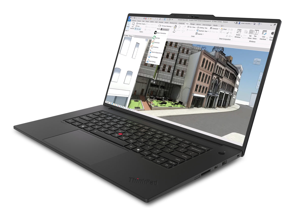 Lenovo ThinkPad P1 Gen 9 Copilot+ PC Intel Core Ultra 7 356H Mobile workstation 40.6 cm (16") WUXGA 32 GB LPDDR5x-SDRAM 1 TB SSD NVIDIA RTX PRO 2000 Blackwell Wi-Fi 7 (802.11be) Windows 11 Pro Black UK English