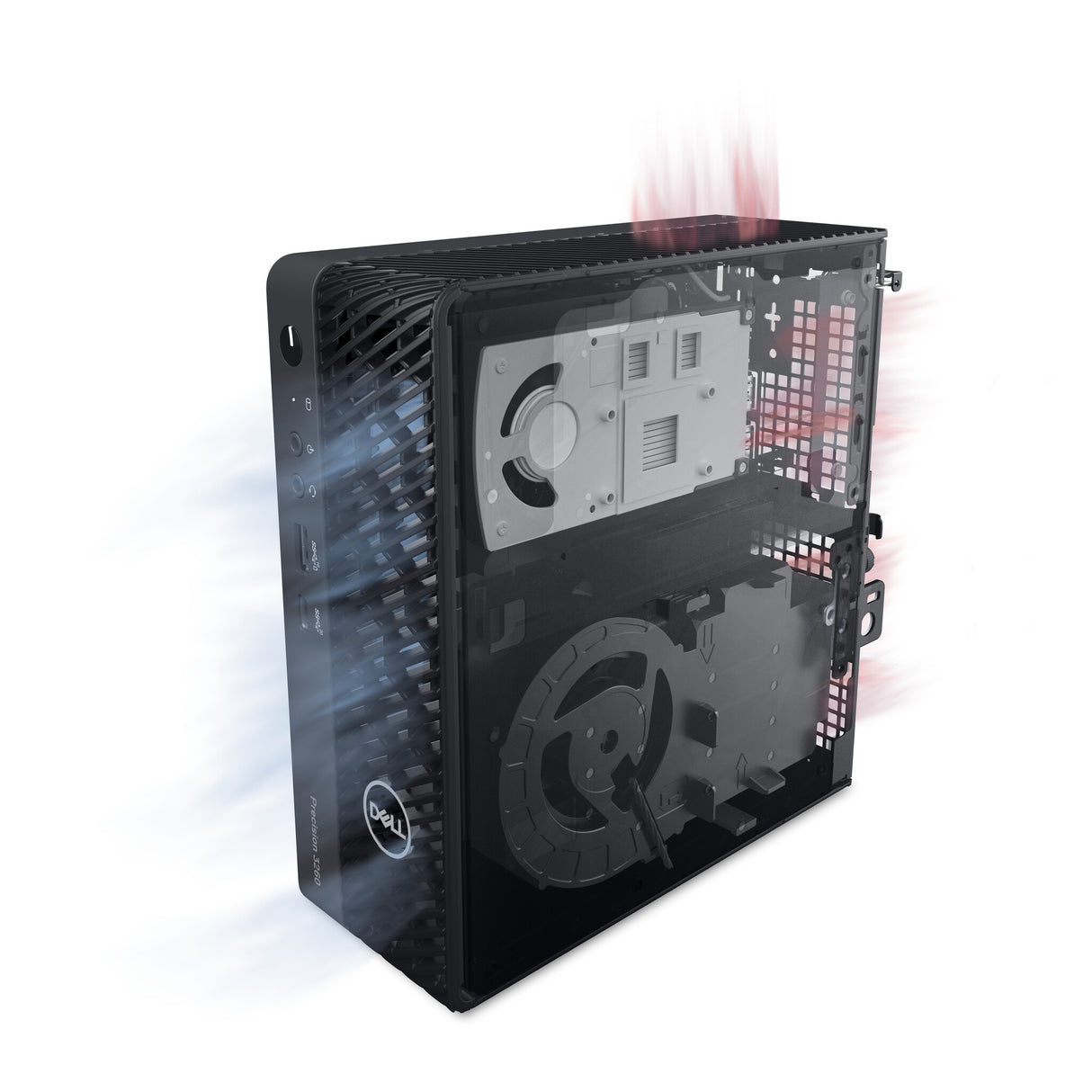 DELL Precision 3260 Intel® Core™ i7 i7-13700 16 GB DDR5-SDRAM 512 GB SSD NVIDIA T400 Windows 11 Pro CFF Workstation Black