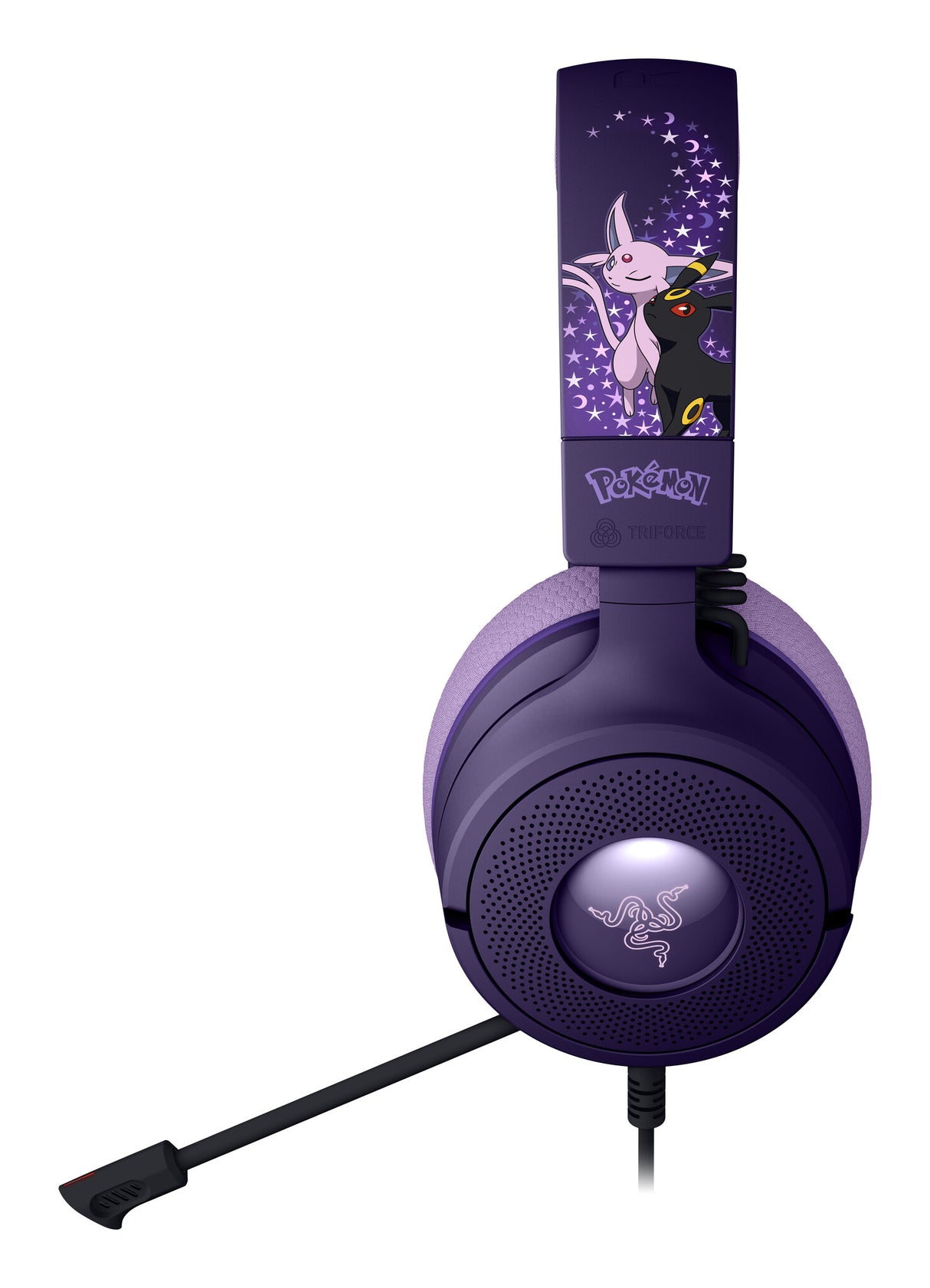 Razer Kraken V4 X – Espeon & Umbreon Edition Headset Wired Head-band Gaming USB Type-C / USB Type-A Purple, Black