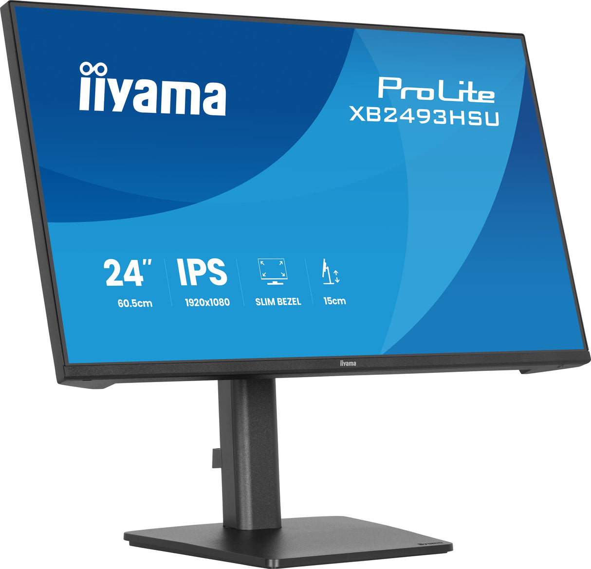 iiyama ProLite XB2493HSU-B1 computer monitor 60.5 cm (23.8") 1920 x 1080 pixels Full HD LED Black