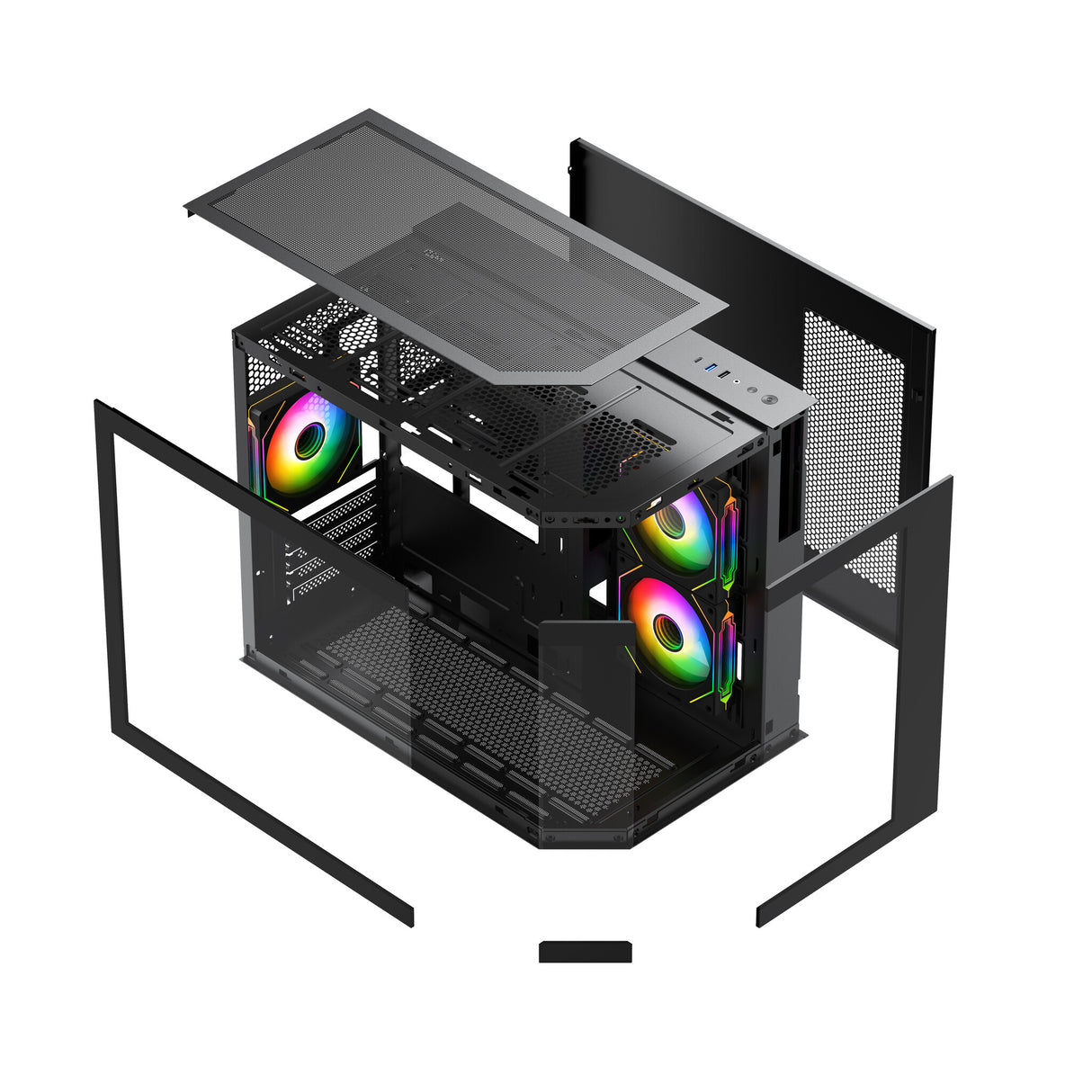 VIDA EDGE MINI MATX ARGB BLACK CASE Cube