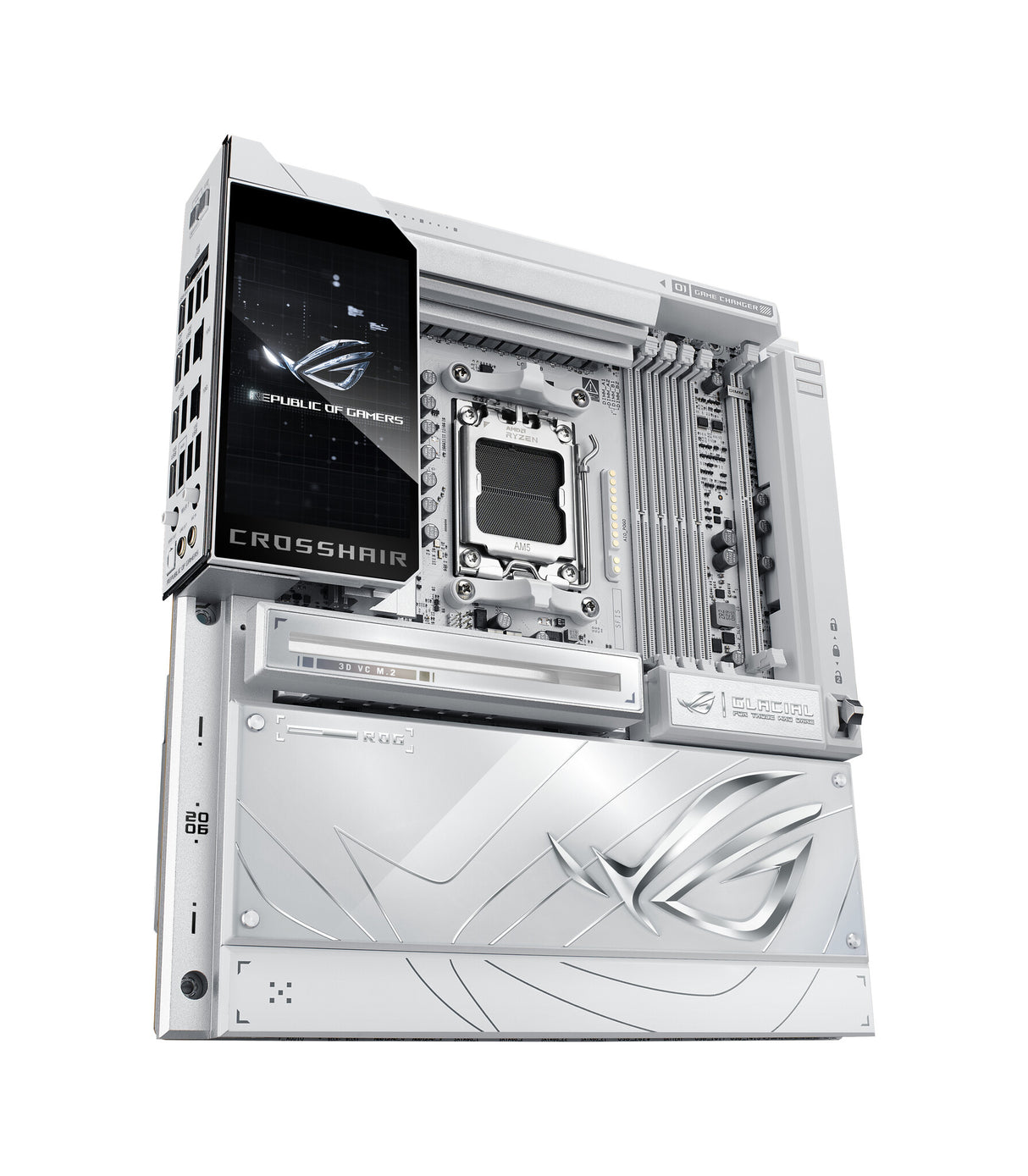 ASUS ROG CROSSHAIR X870E GLACIAL AMD X870E Socket AM5 Extended ATX