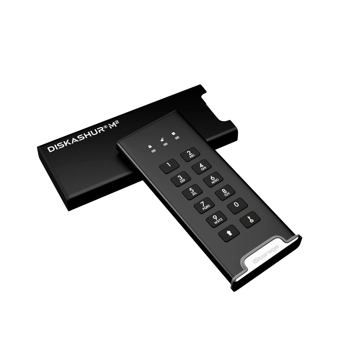 iStorage diskAshur M² SSD 500GB | Secure Portable Solid State Drive | FIPS 140-3 Level 3 Compliant | Common Criteria EAL 5+ | OS & Platform Independent |GDPR, TAA Compliant|Brute force hack defence | Dust/Water Resistant