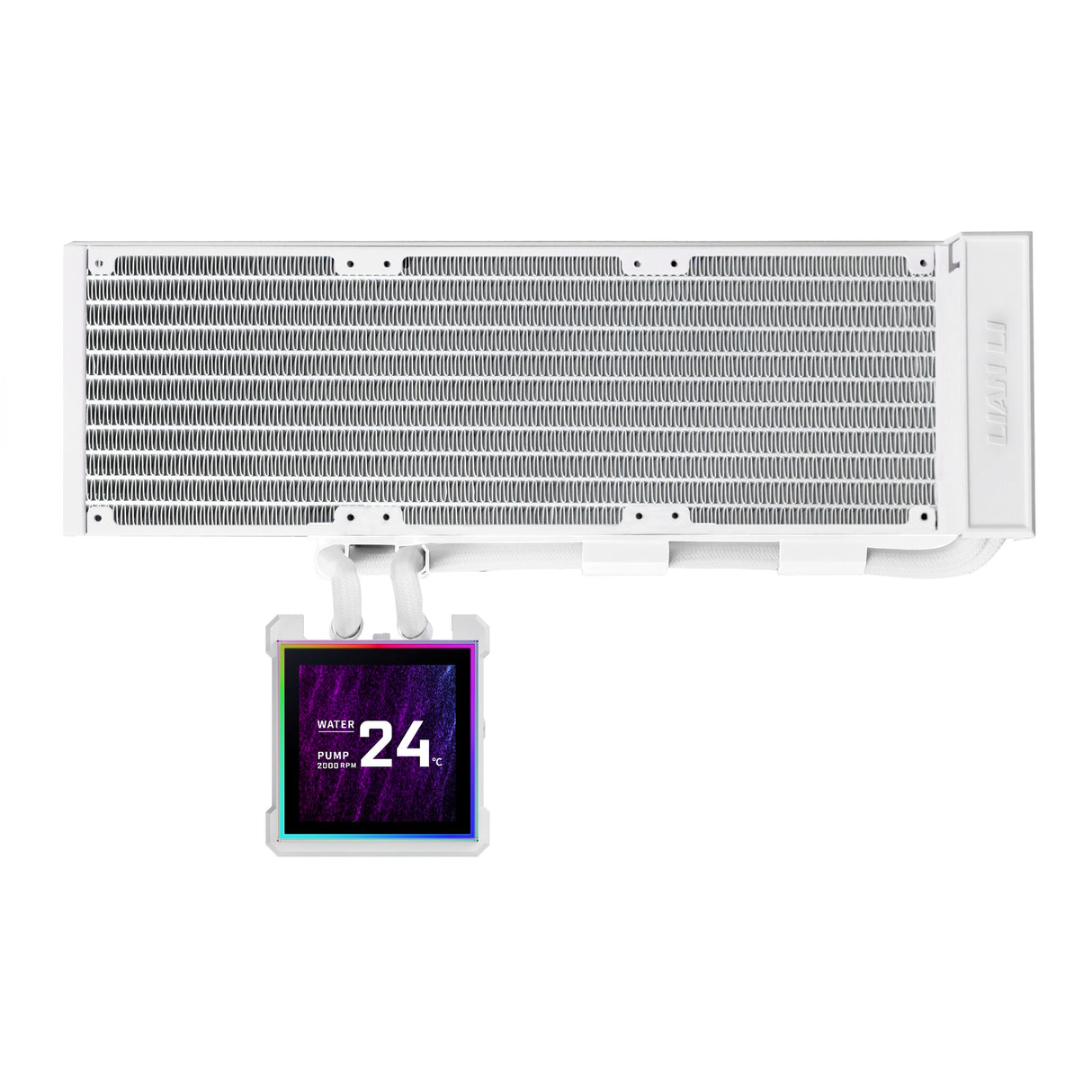 Lian Li HydroShift II LCD-S 360 Fanless Processor Liquid cooling kit White 1 pc(s)