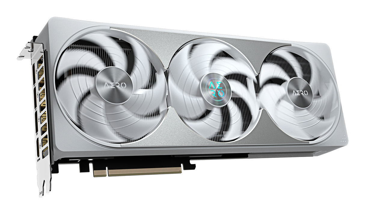 GIGABYTE GeForce RTX 5080 AERO OC SFF 16G Graphics Card - 16GB GDDR7, 256bit, PCI-E 5.0, 2730MHz Core Clock, 3 x DisplayPort, 1 x HDMI, GV-N5080AERO OC-16GD