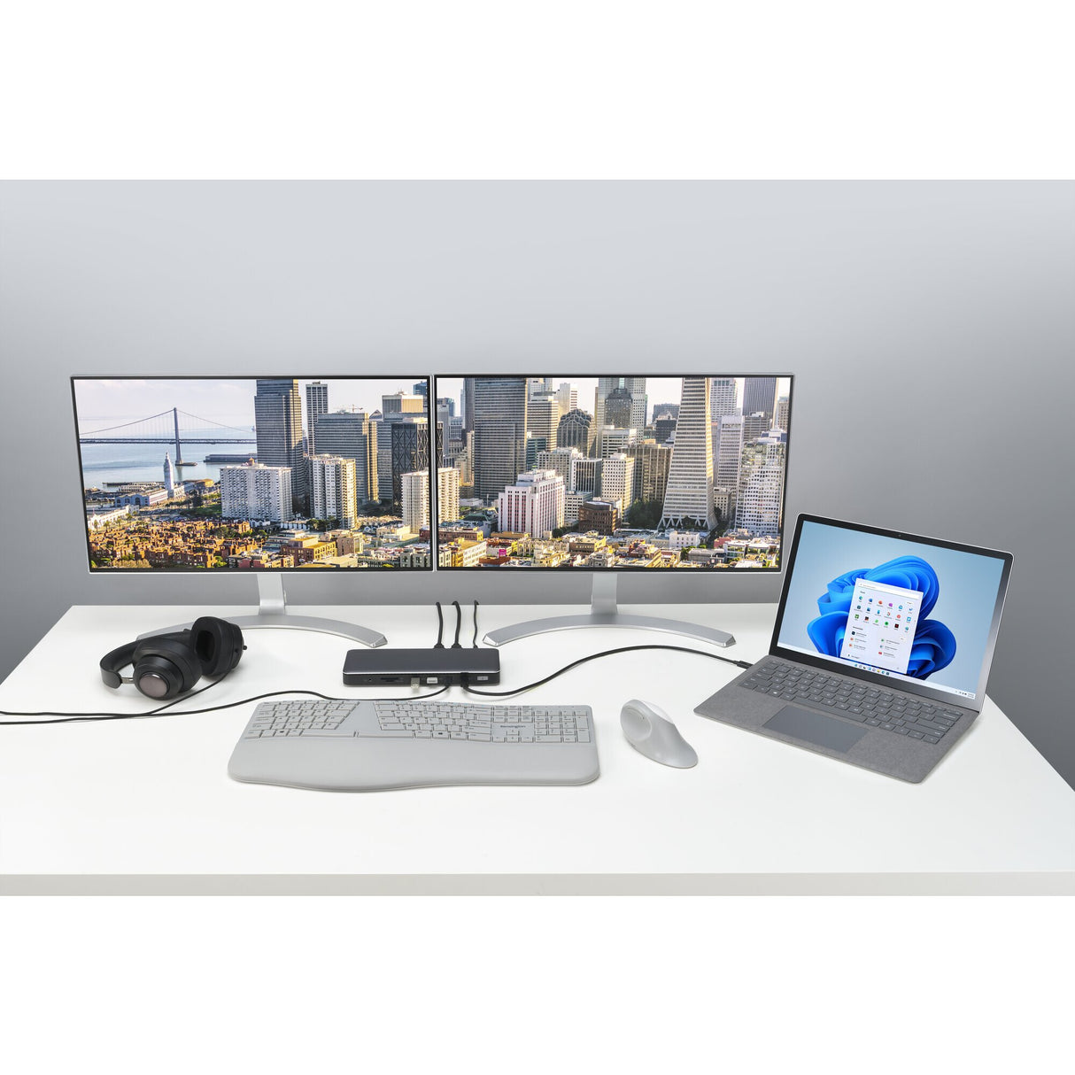 Kensington SD5760T Thunderbolt 4 Dual 4K Docking Station with 96W Power Delivery
