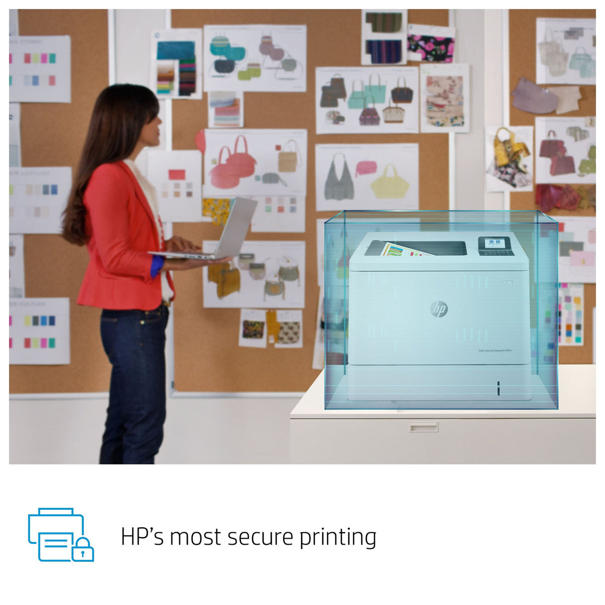 HP Color LaserJet Enterprise M554dn Printer