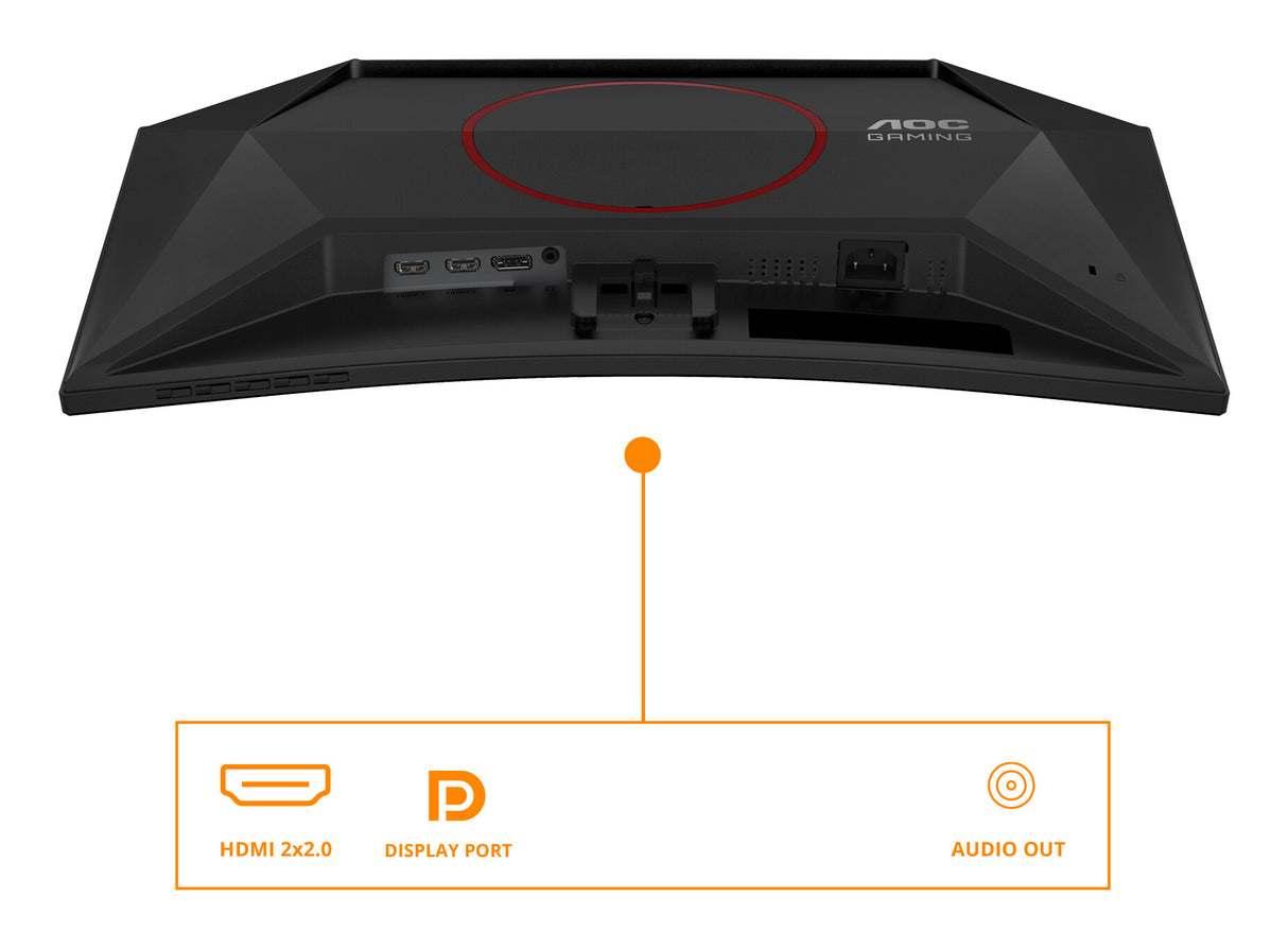 AOC G4 C24G42E computer monitor 59.9 cm (23.6") 1920 x 1080 pixels Full HD LED Black, Red