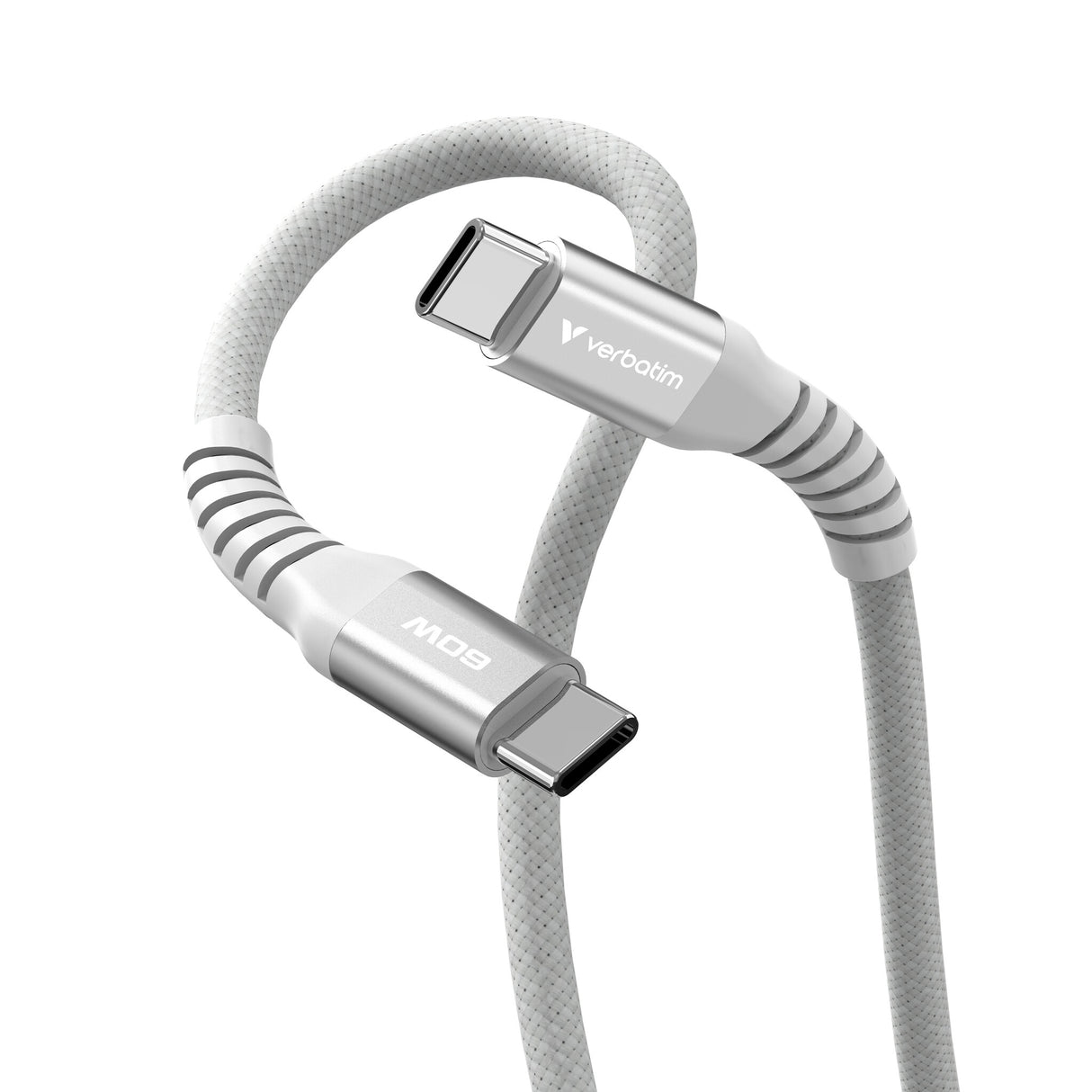 Verbatim Sync & Charge Magnetic Cable - 60W USB-C to USB-C 120 cm Grey