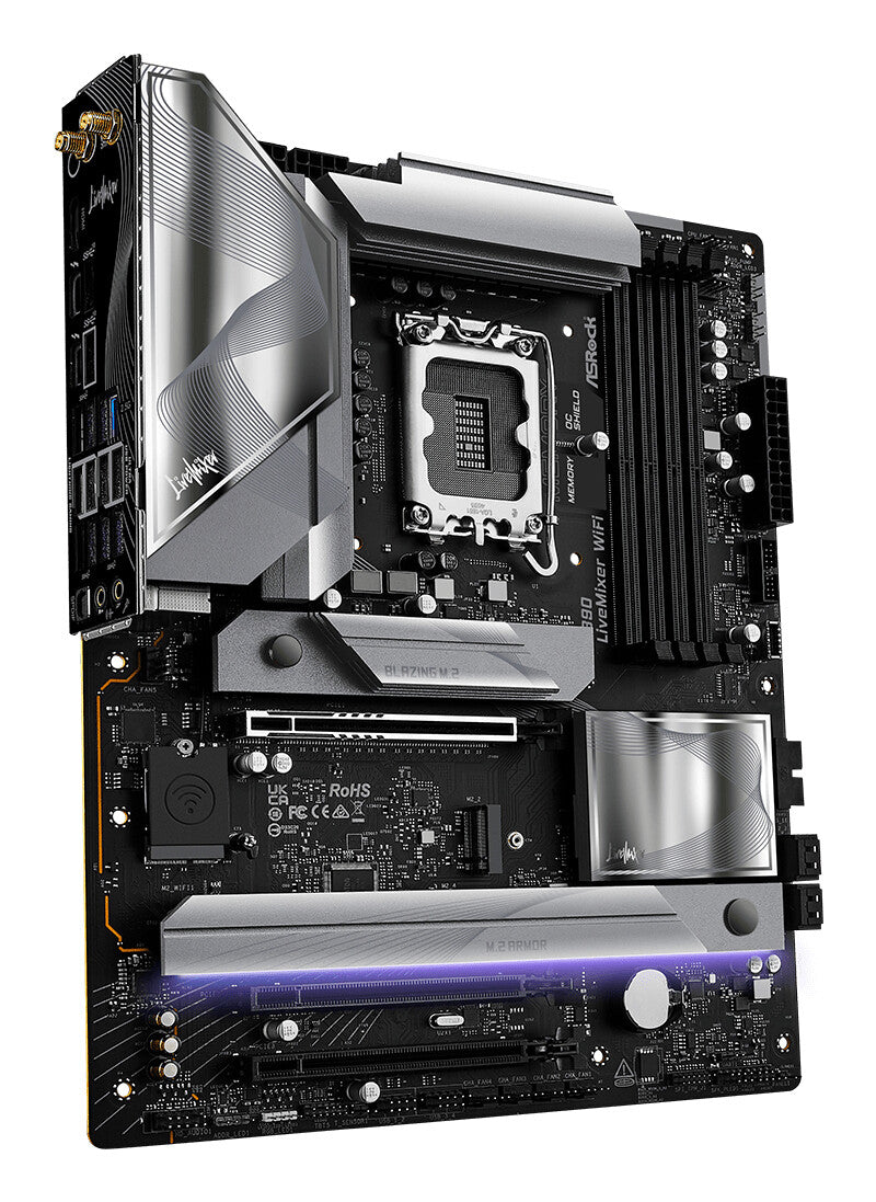 Asrock Z890 LiveMixer WiFi Intel Z890 LGA 1851 (Socket V1) ATX