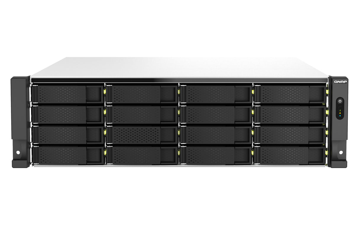 QNAP TS-h2287XU-RP NAS Rack (3U) Intel Xeon E E-2336 32 GB DDR4 0 TB QuTS hero Black, White