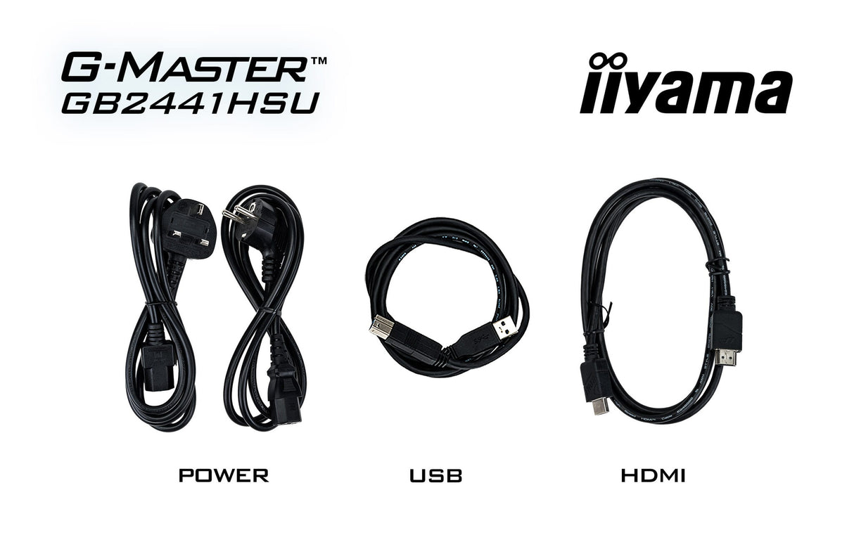 iiyama G-MASTER GB2441HSU-B1 computer monitor 60.5 cm (23.8") 1920 x 1080 pixels Full HD LED Black