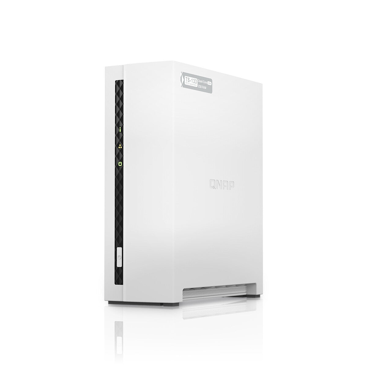 QNAP TS-133 NAS Tower Cortex-A55 2 GB 2 TB HDD QNAP Turbo System White