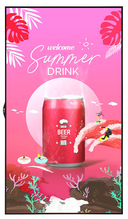 LG 55XS4P-B.AEK Signage Display Digital signage flat panel 139.7 cm (55") LED 4000 cd/m² Full HD Black WebOS 24/7