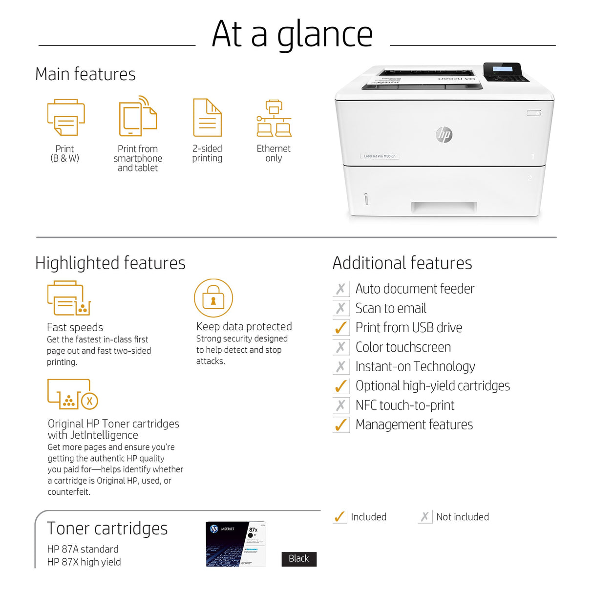 HP LaserJet Pro M501dn