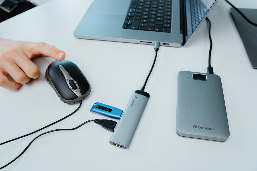 Verbatim 49019 mouse Office Ambidextrous USB Type-A Optical 1000 DPI