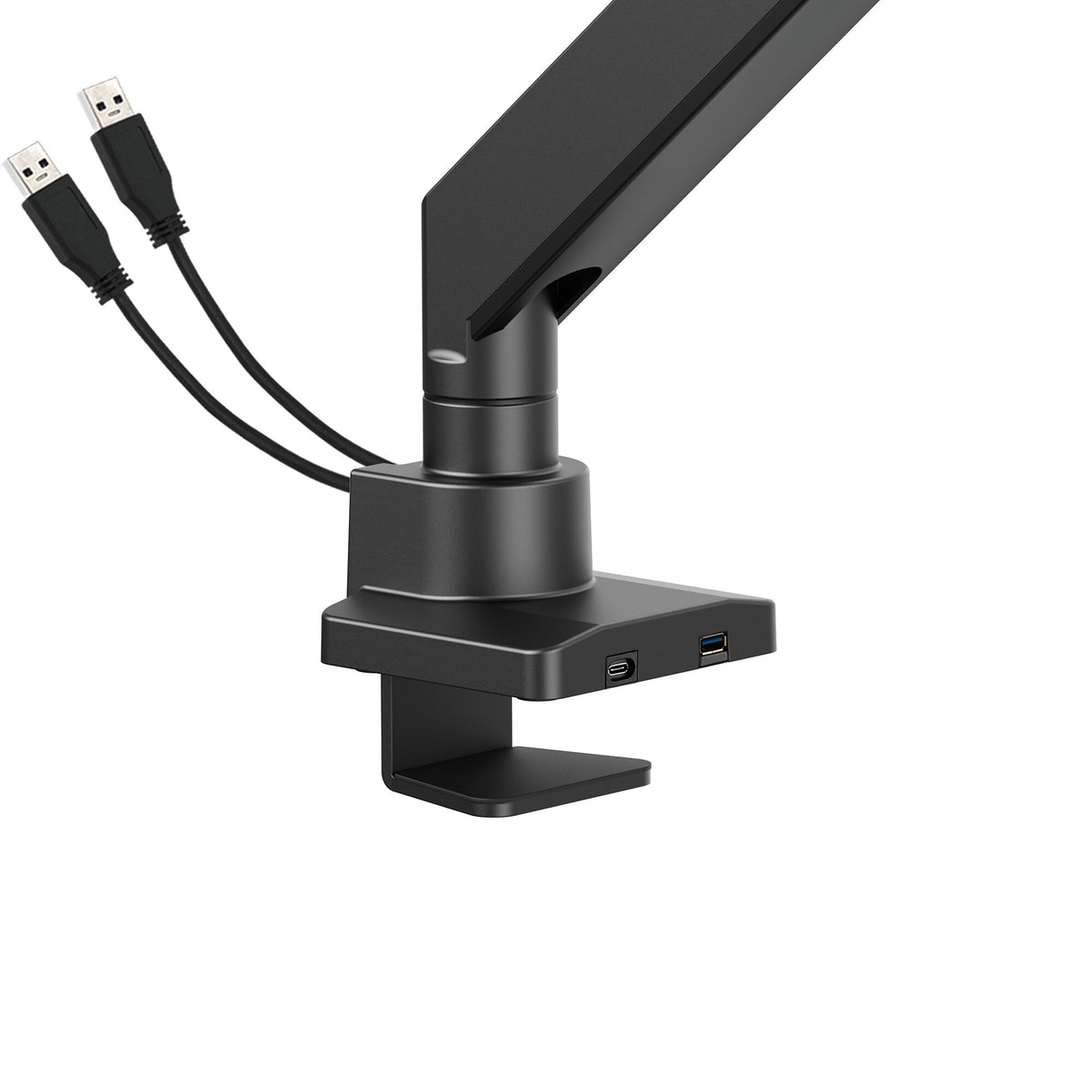 Manhattan Desk Mount for TV & Monitors (Full Motion Gas Spring), For screens 13" to 42", C-Clamp or Grommet Assembly,VESA compatibility: all between 75x75mm to 200x200mm - check the dimensions of the four mounting holes on back of screen to ensure it fits