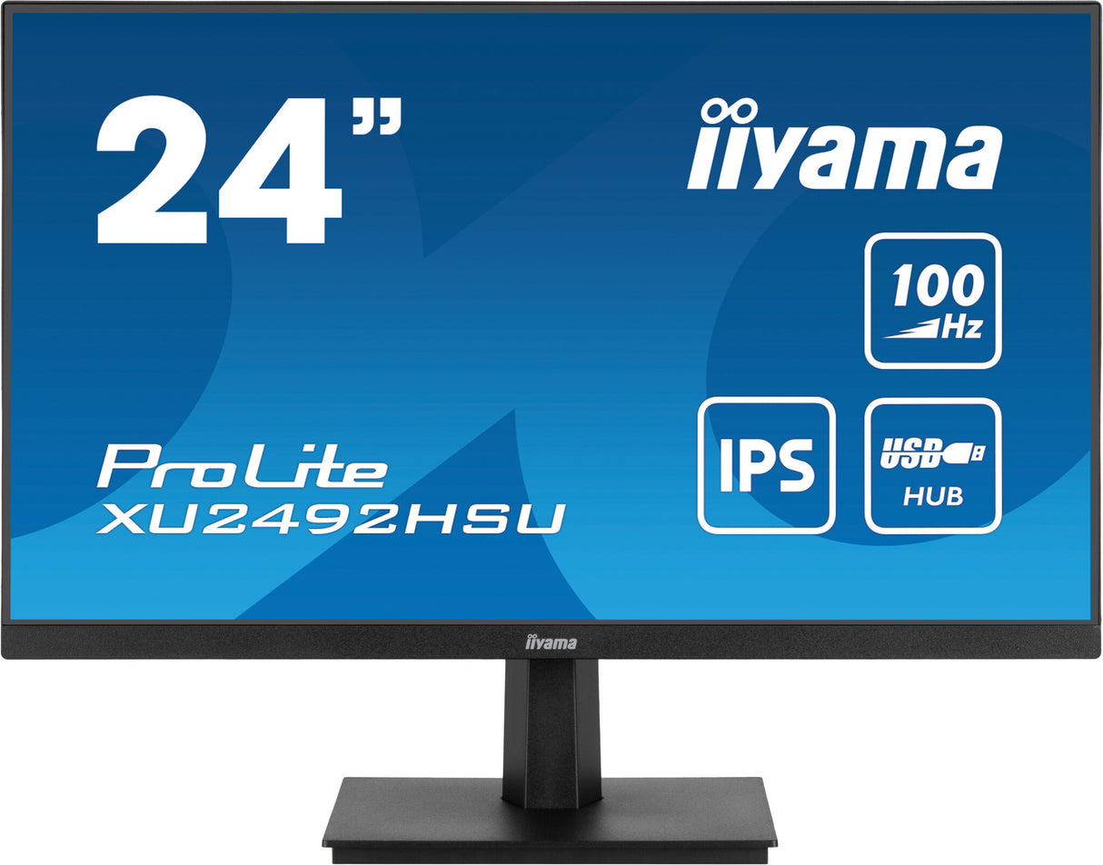 iiyama ProLite 24” IPS technology panel with USB hub and 100Hz refresh rate