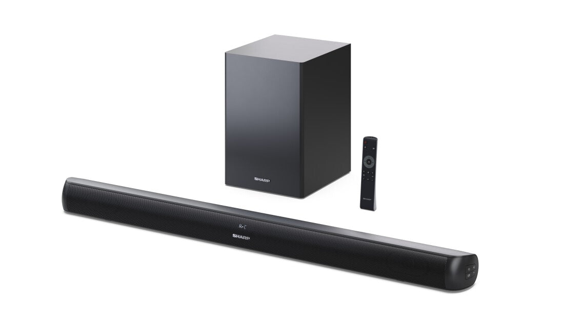 Sharp HT-SBW202 soundbar speaker Black 2.1 channels 100 W