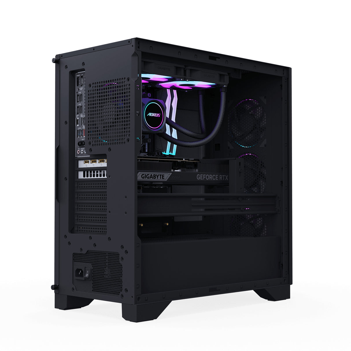 GIGABYTE AORUS PRIME 5 Gaming Desktop PC - AMD Ryzen 7 9800X3D, RTX 5070 Ti 16G, 32GB DDR5-SDRAM, 2000GB SSD, Windows 11 Home