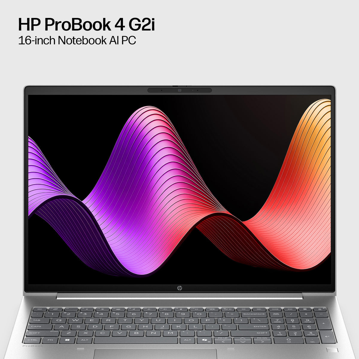 HP ProBook 4 G2i 16 AI PC Intel Core 7 350 Laptop 40.6 cm (16") WUXGA 16 GB DDR5-SDRAM 512 GB SSD Wi-Fi 6E (802.11ax) Windows 11 Pro Silver