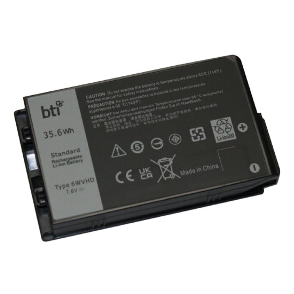 BTI CN-0JM6CX compatible 35.6Wh 2-cell battery for LATITUDE 12 RUGGED 7230 EXTREME