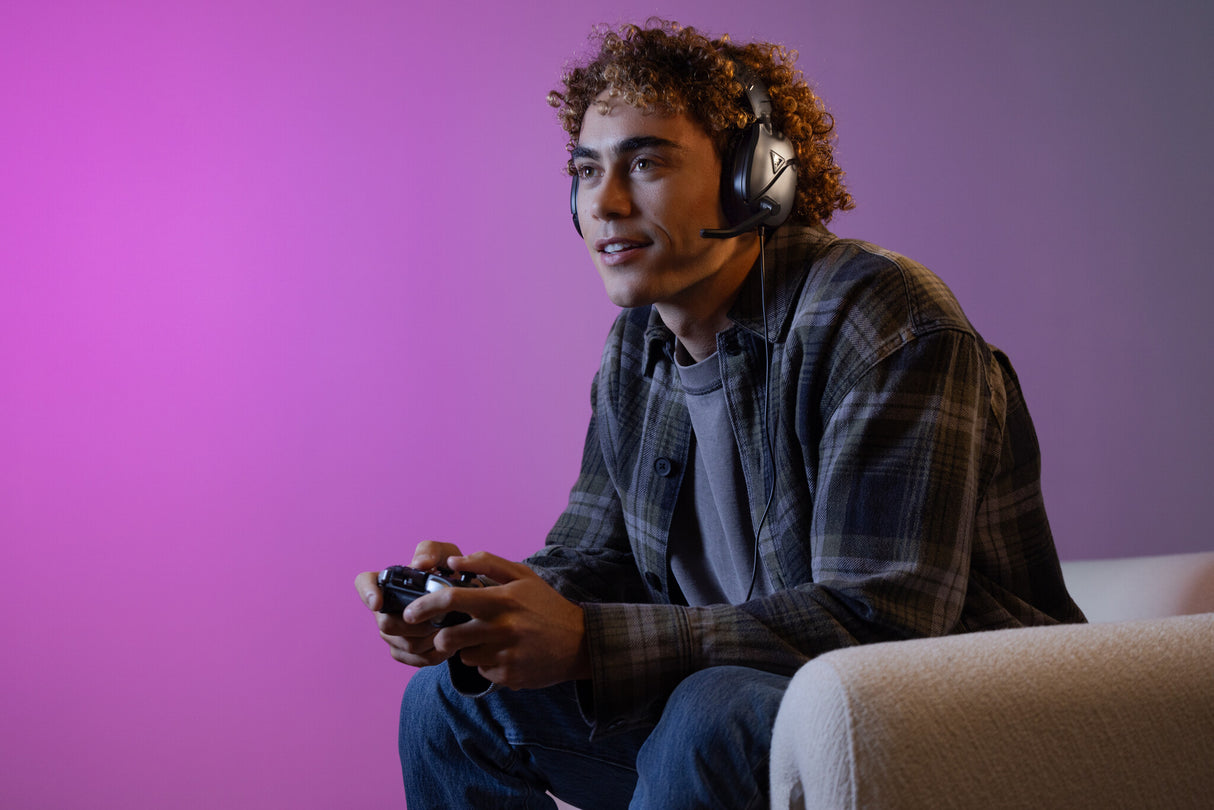 Turtle Beach Recon 70 Black Wired Multiplatform Gaming Headset for PS5, PS4, Xbox Series X or S, Xbox One and Mobile with 3.5mm Wired Connection, Flip-to-Mute Mic, 40mm Speakers, Lightweight Design