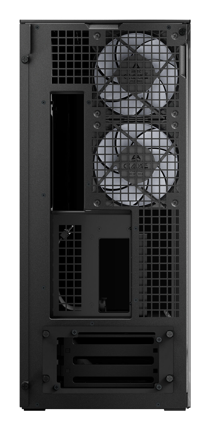 ARCTIC Xtender VG (Black) Premium E-ATX PC Case with Vertical GPU Mounting