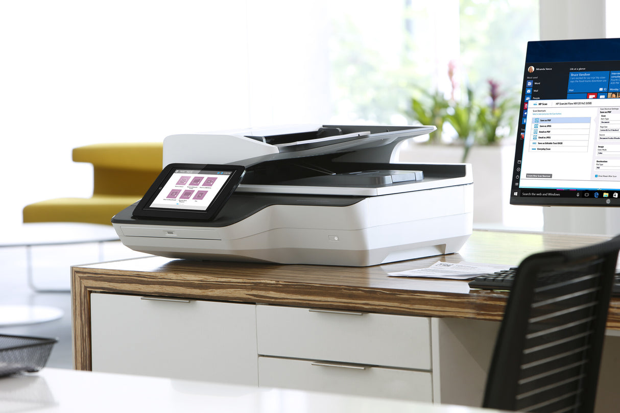 HP ScanJet Enterprise Flow N9120 fn2 Flatbed scanner 600 x 600 DPI A3 Black, White