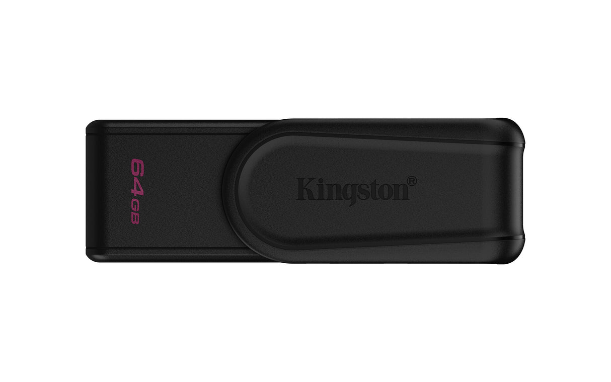 Kingston Technology DataTraveler 64GB Portable USB 3.2 Gen 1 Exodia S (Black/Black)