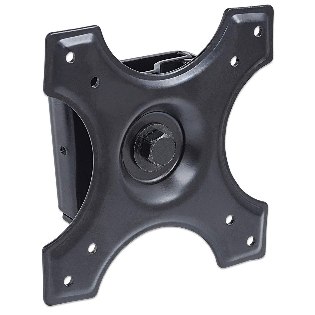 Manhattan Wall Mount for TV & Monitors (Fixed), For screens 10" to 32", VESA compatability: 75x75mm and 100x100mm - check the dimensions of the four mounting holes on back of screen to ensure it fits, Max 15kg, Black, Bracket