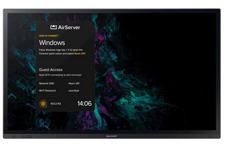 Sharp PN-LA752 Digital signage flat panel 190.5 cm (75") LCD 500 cd/m² 4K Ultra HD Black Touchscreen 24/7