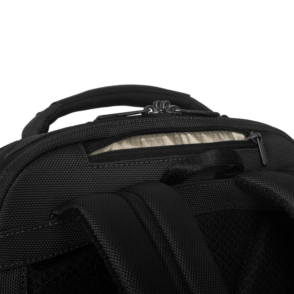 Targus HeritageLuxe backpack Travel backpack Black Polyester