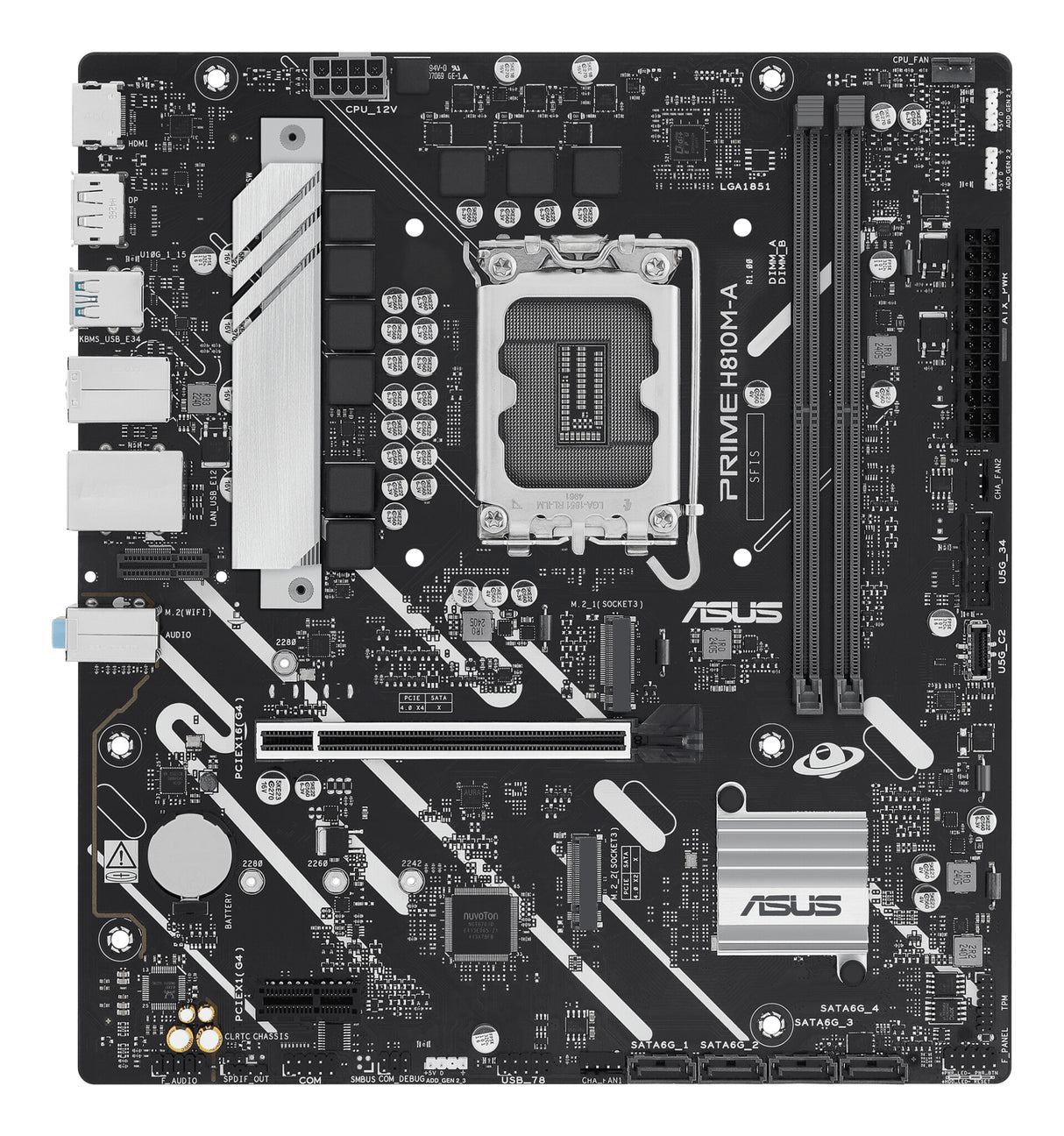 ASUS PRIME H810M-A-CSM Intel H810 LGA 1851 (Socket V1) micro ATX
