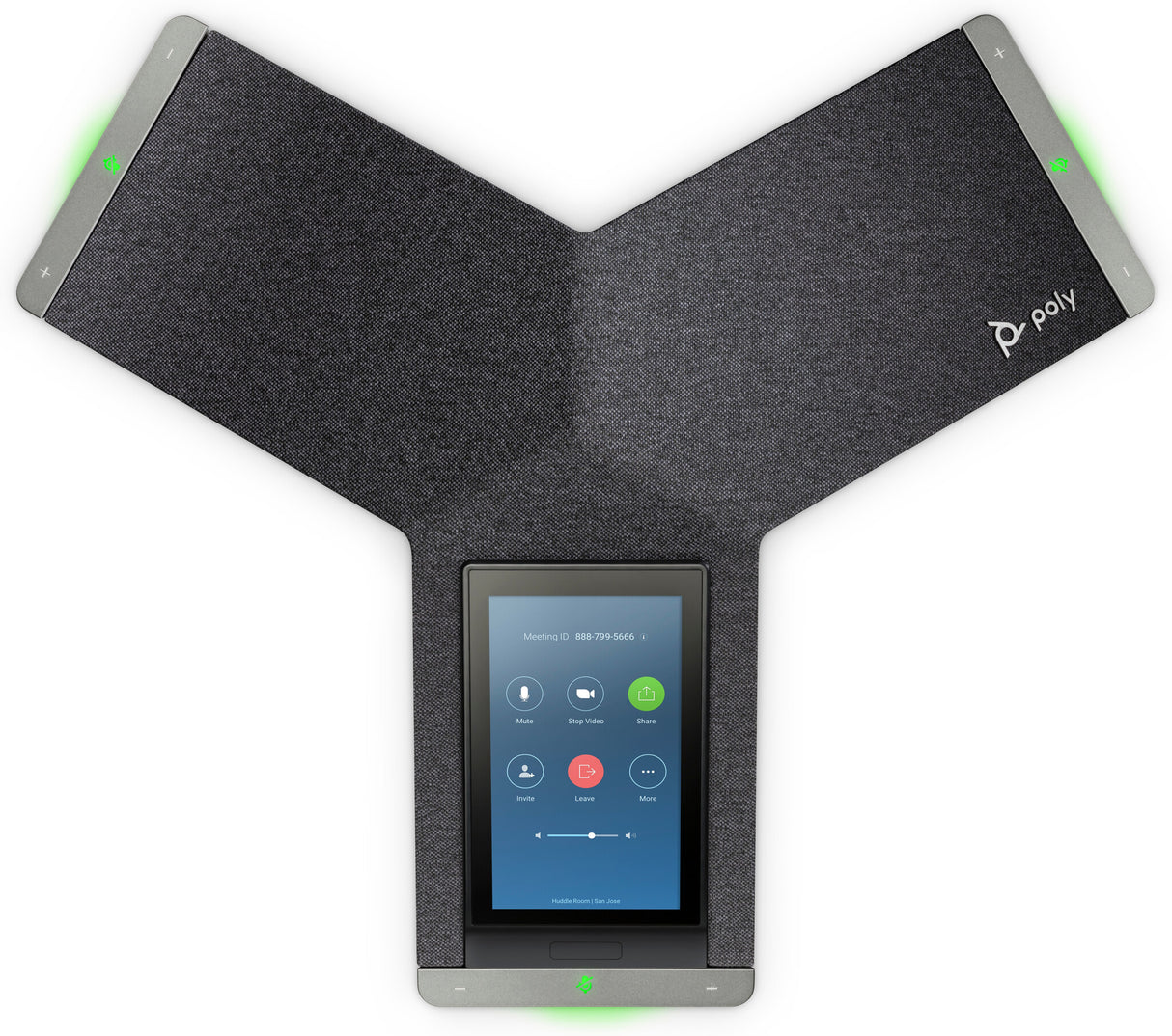 POLY Trio C60 IP Conference Phone and PoE-enabled No Radio