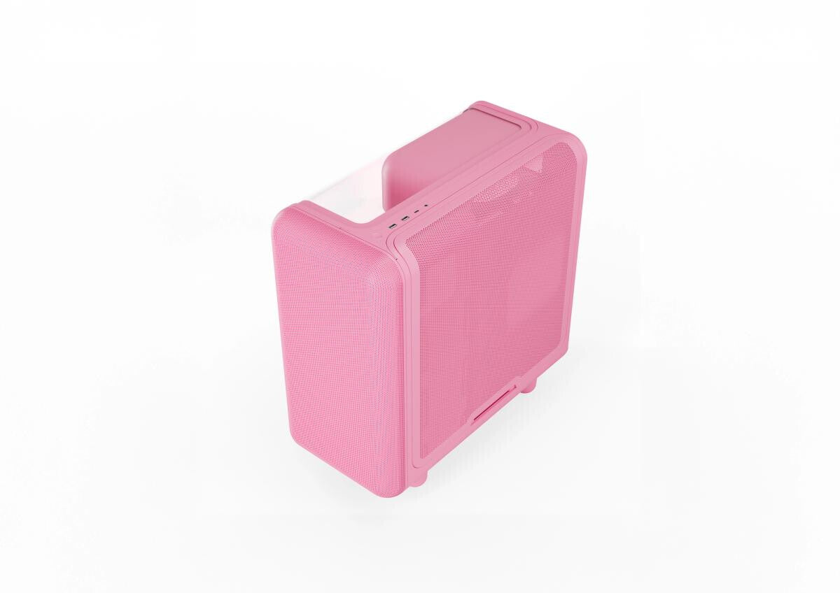 HYTE X50 MID TOWER CASE STRAWBERRY MILK