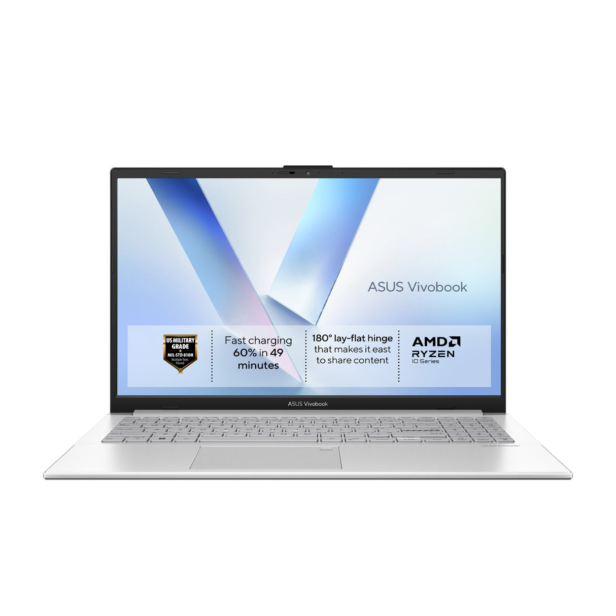 ASUS Vivobook Go 15 E1504FA-BQ5513W AMD Ryzen™ 5 40 Laptop 39.6 cm (15.6") Full HD 8 GB LPDDR5-SDRAM 256 GB SSD Wi-Fi 6E (802.11ax) Windows 11 Home Silver