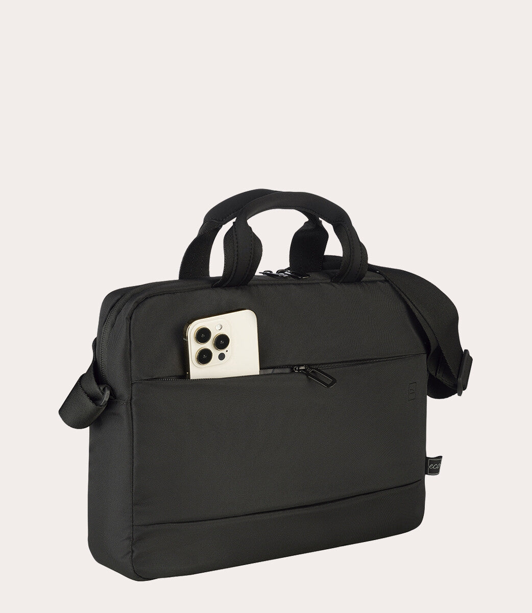 Tucano GLOBAL 2 Laptop 14", Laptop 13", MacBook Pro 14" Messenger case 2 compartment Black