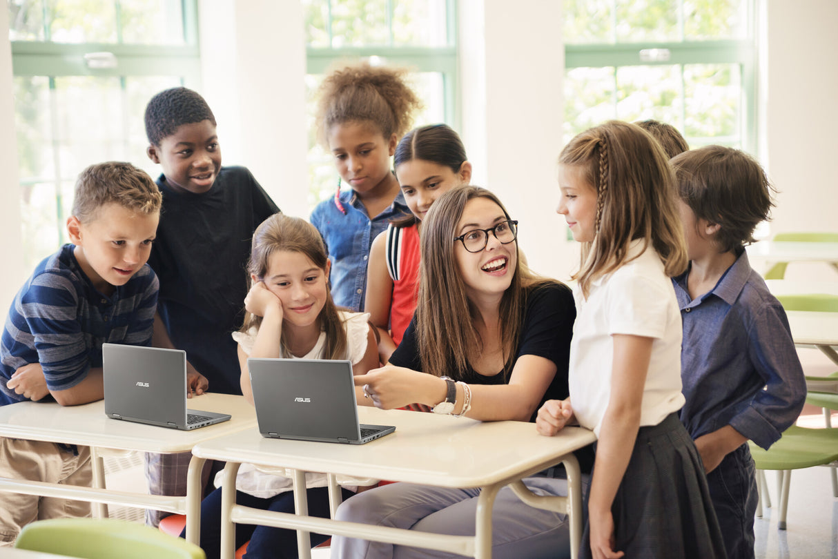 ASUS BR1100F-CS41XAS-3Y Intel® Celeron® N N4500 Hybrid (2-in-1) 29.5 cm (11.6") Touchscreen HD 4 GB DDR4-SDRAM 128 GB SSD Wi-Fi 6 (802.11ax) Windows 11 Pro Education Grey