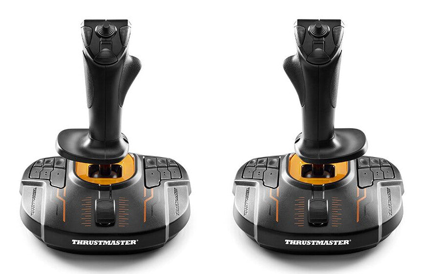 Thrustmaster T.16000M FCS SPACE SIM DUO Black, Orange USB Flightstick Analogue / Digital PC