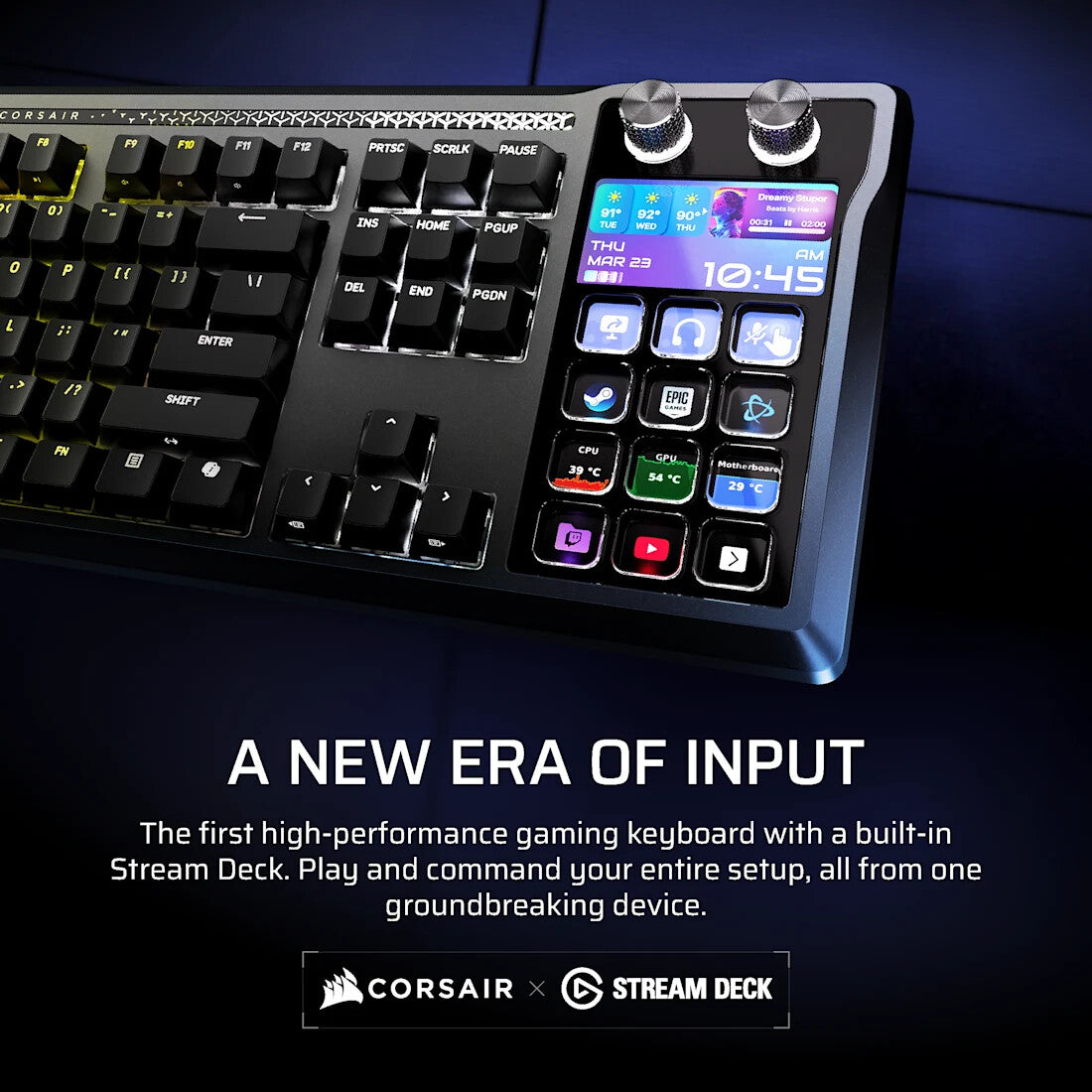 Corsair GALLEON 100 SD keyboard Gaming USB QWERTY UK English Black
