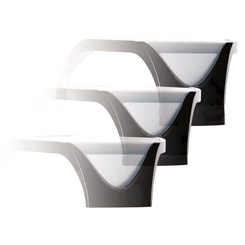 Fellowes Computer Monitor Stand with 3 Height Adjustments - Smart Suites Monitor Riser - Ergonomic Adjustable Monitor Stand for Computers - Max Weight 10KG/Max Size 21" - Black