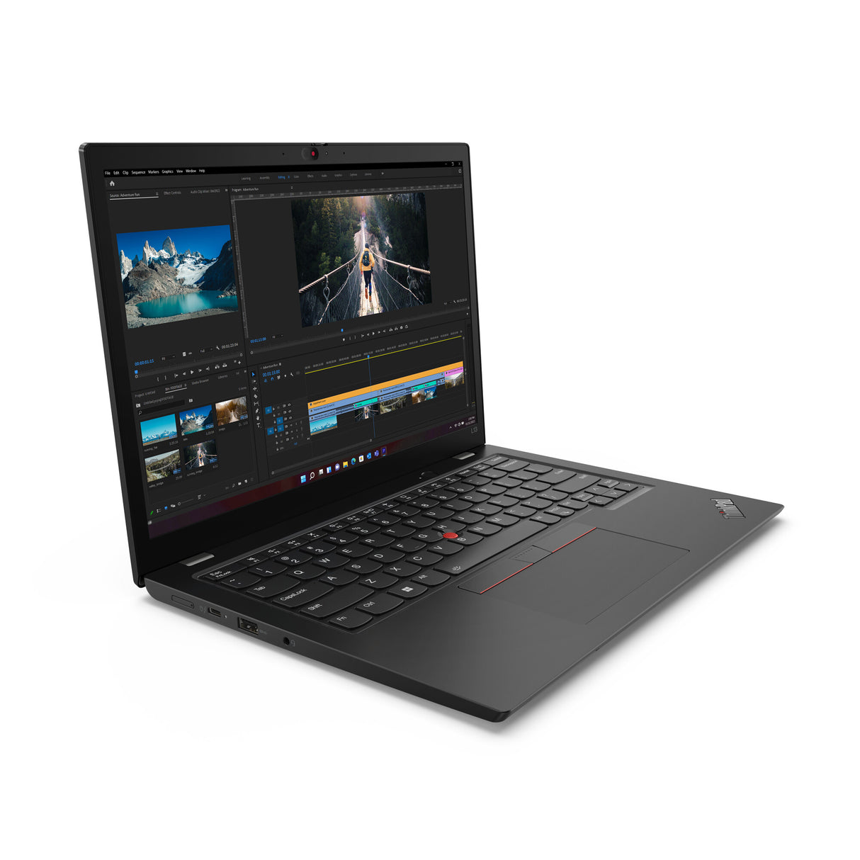 Lenovo ThinkPad L13 Gen 4 (Intel) Intel® Core™ i5 i5-1335U Laptop 33.8 cm (13.3") WUXGA 8 GB LPDDR5-SDRAM 256 GB SSD Wi-Fi 6 (802.11ax) Windows 11 Pro UK English Black